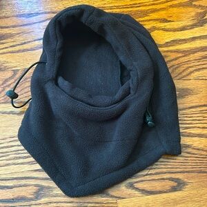 🌿KIDS Ski hat/mask, black fleece, OSFA🌿